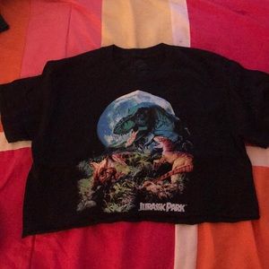jurassic park crop top